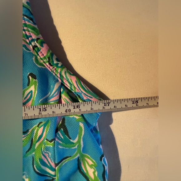 Lilly Pulitzer Mixed Doubles Dress UPF 50+ Cumulus Blue Chick Magnet size M - Picture 8 of 12